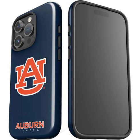 Auburn University Logo Blue iPhone 16 Pro Impact Case